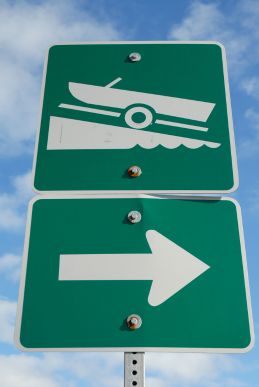 Boat Ramp Sign