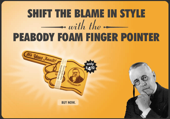 blame finger