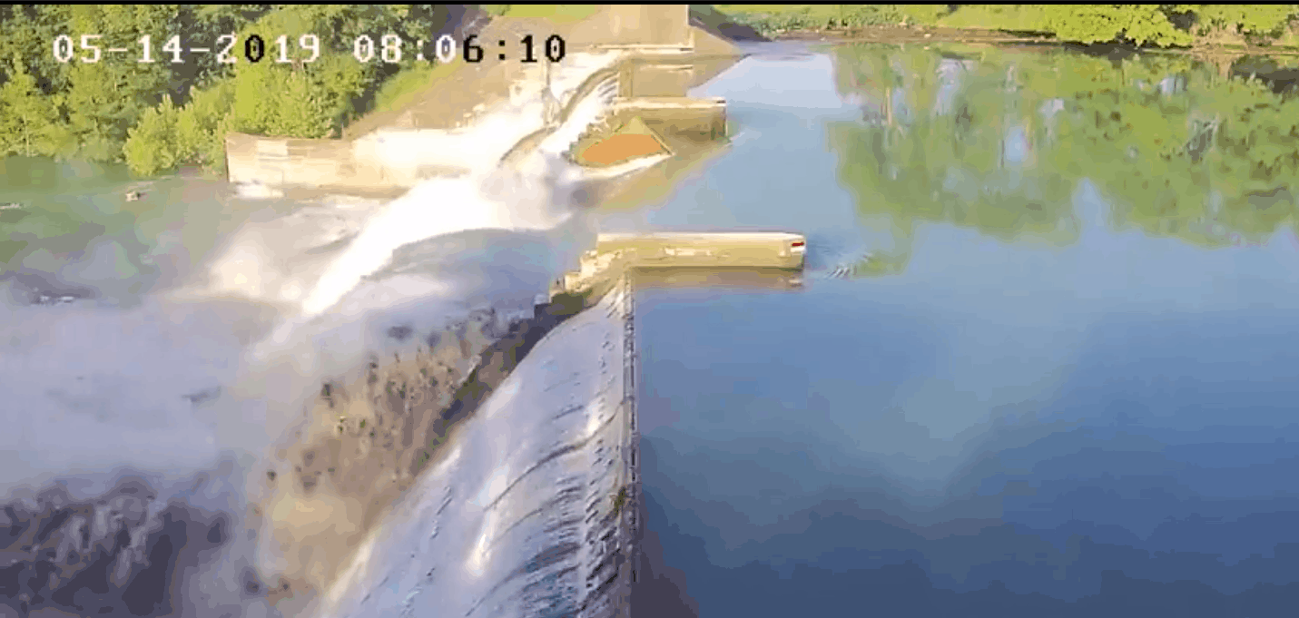 Lake Dunlap Dam Collapse