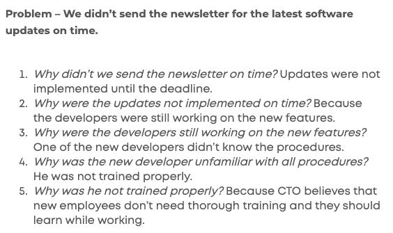 Ultimate root cause analysis tool