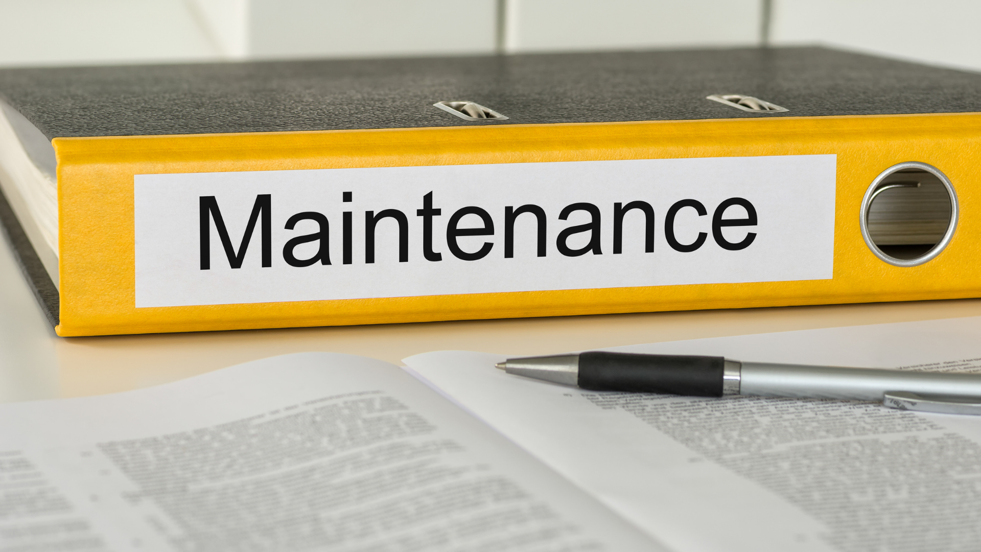 maintenance