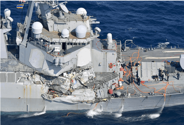 Navy ship accident