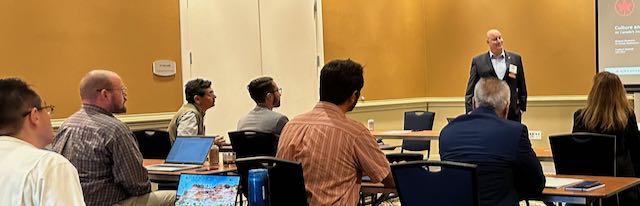 Mike prenting at the 2023 Global TapRooT® ® Summit