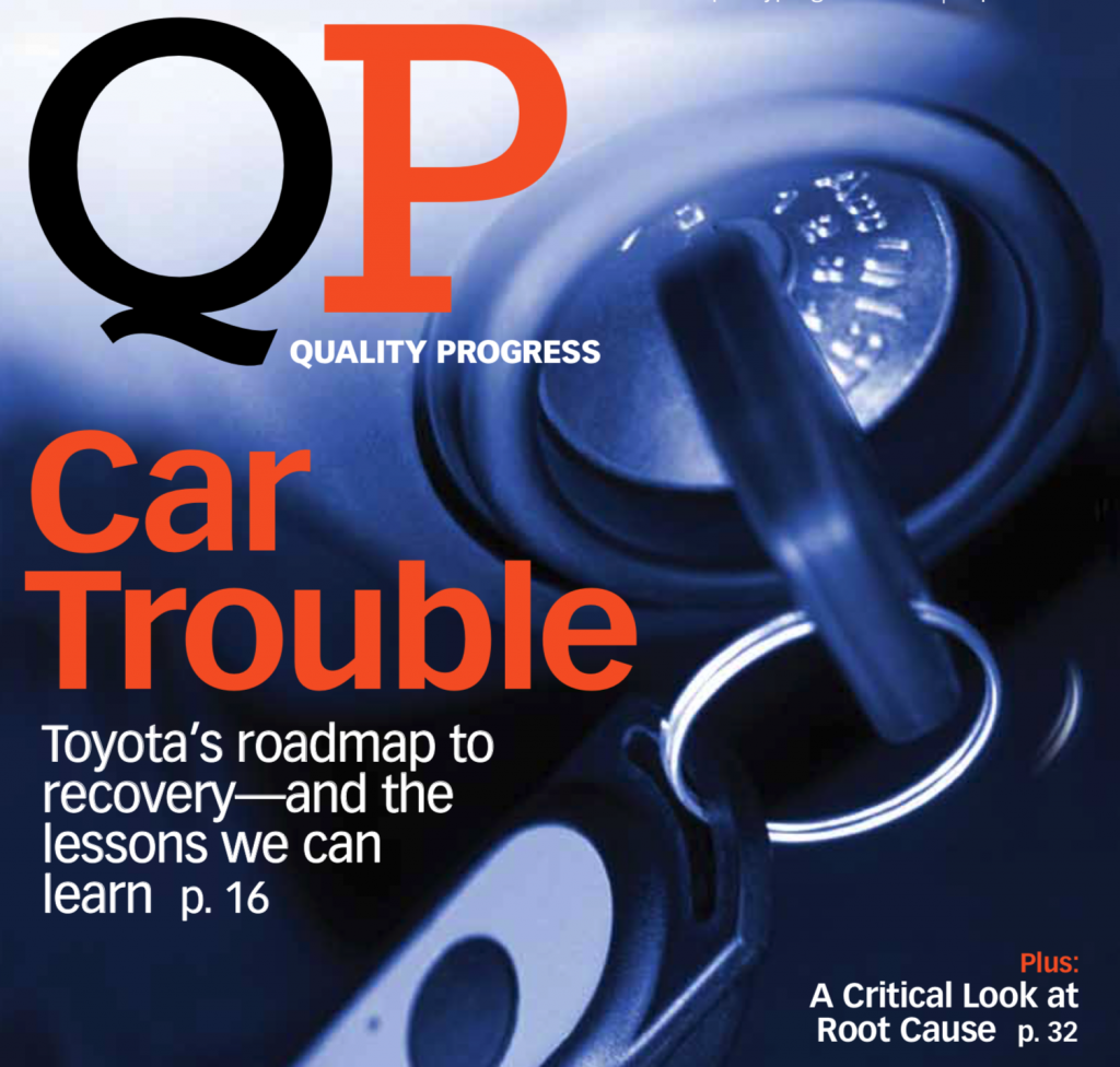 Quality Progress article