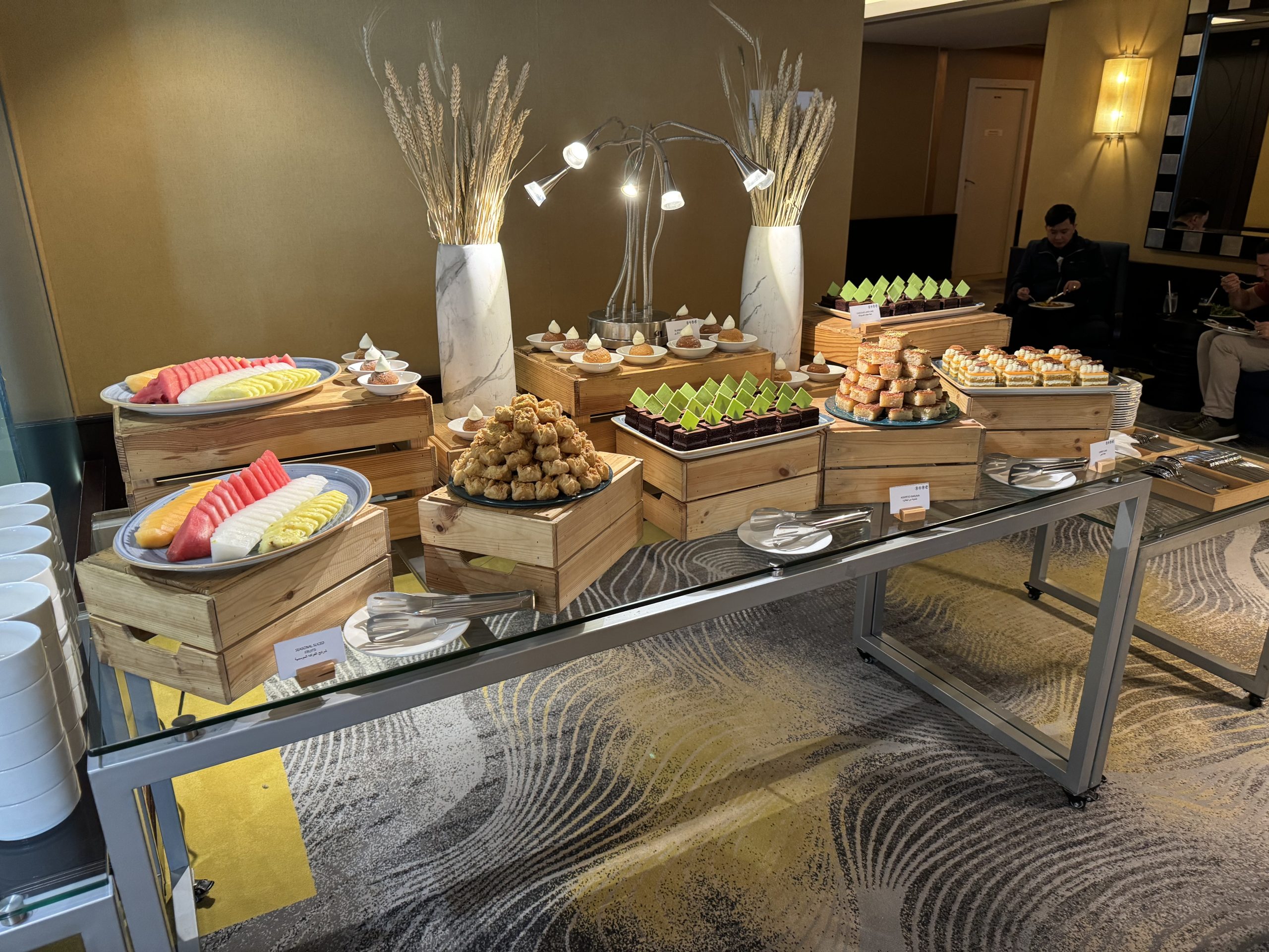 Desserts on a buffet