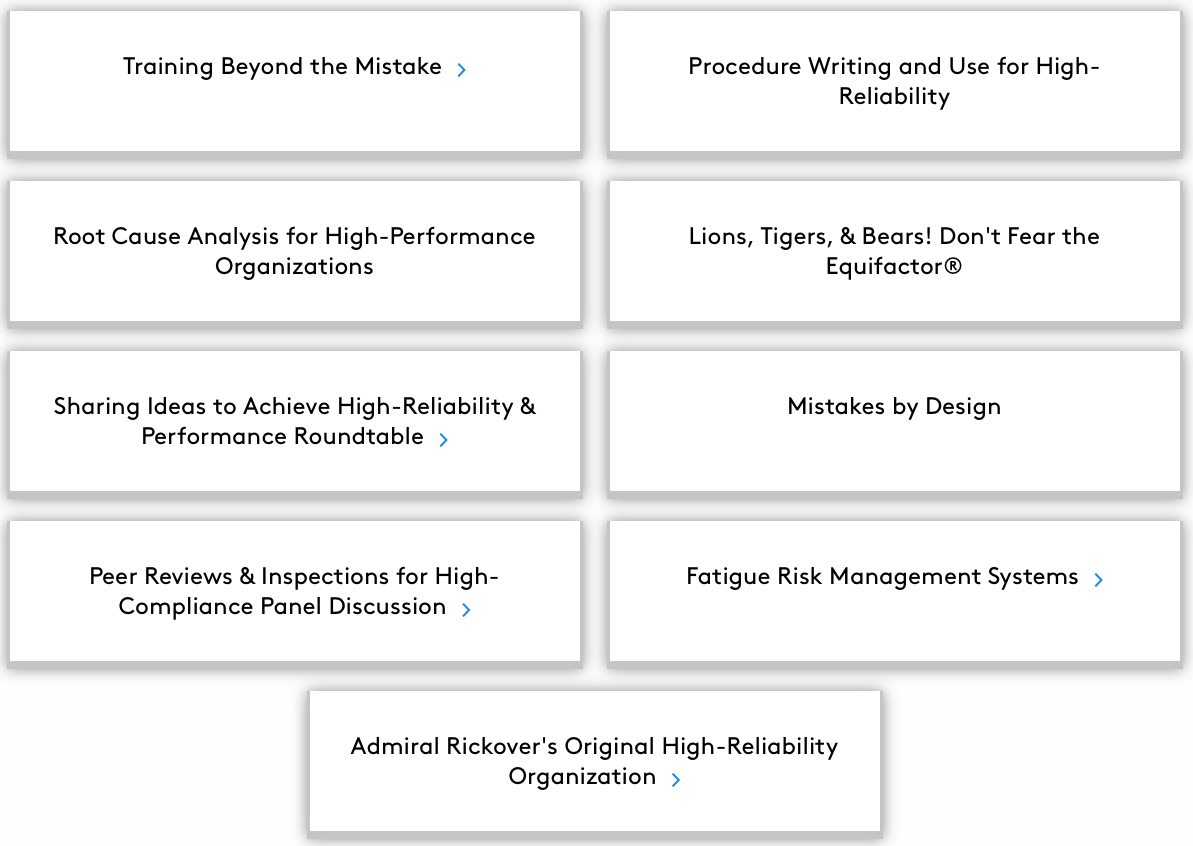 High-Reliability Best Practices Track